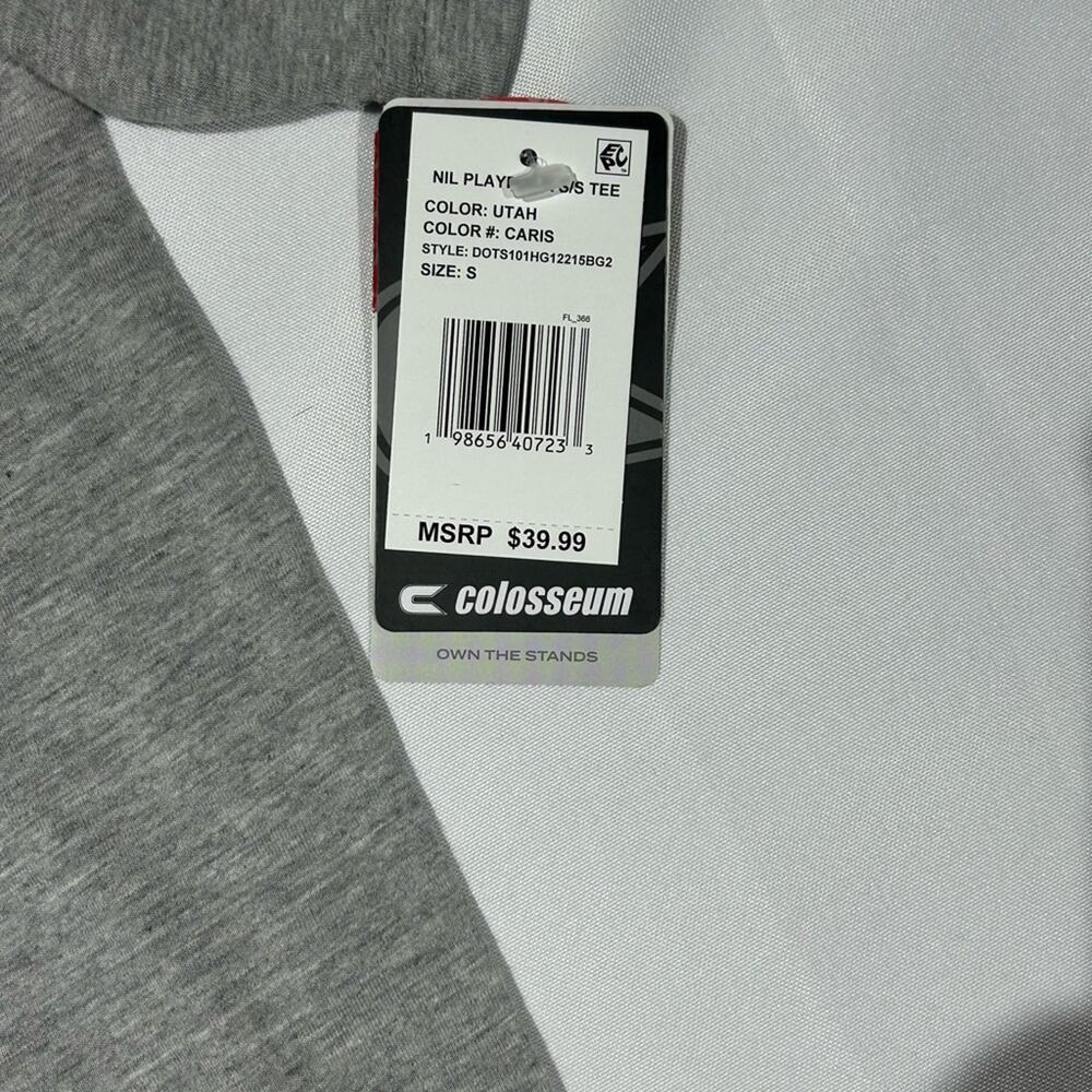 Cameron Rising Utah Colosseum Gray T-Shirt NWT Size S MSRP $39.99 - Picture 3 of 4